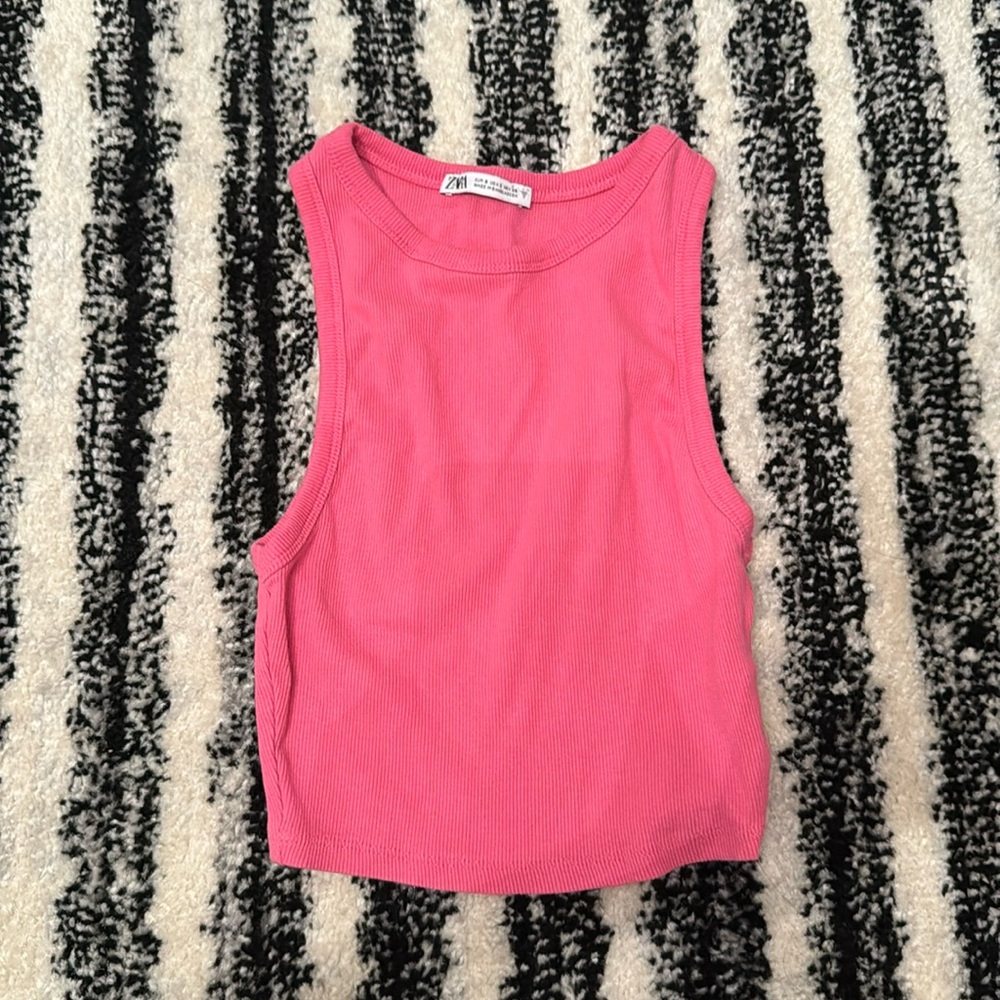 Zara pink tank top